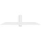 Ekena Millwork Eugene Architectural Grade PVC Gable Bracket, 84"W x 21"H x 2"D x 6"F, 6/12 Pitch GBP084X21X0206EUG00 - alternate 3